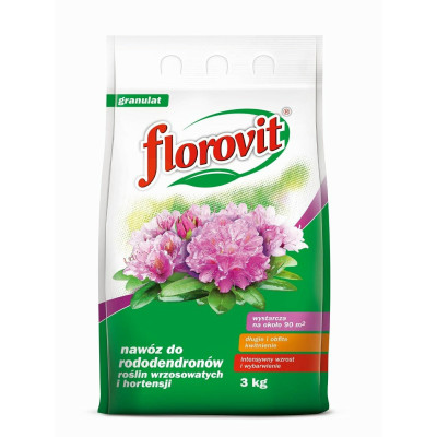 Nawóz Florovit do rododendronów roślin   wrzosowatych i hortensji 3kg - 1