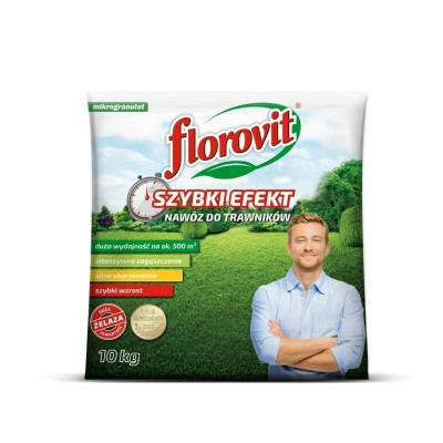 Nawóz Florovit do traw 10kg,             szybki-efekt - 1