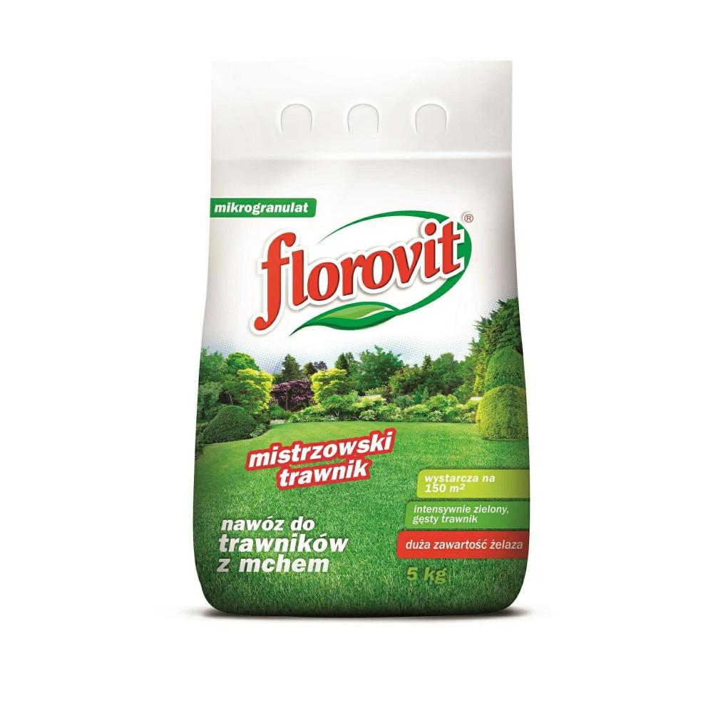 Nawóz Florovit do traw z żelazem  5kg,   "mistrzowski trawnik" - 1