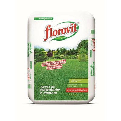 Nawóz Florovit do traw z żelazem 25kg,   "mistrzowski trawnik" - 1