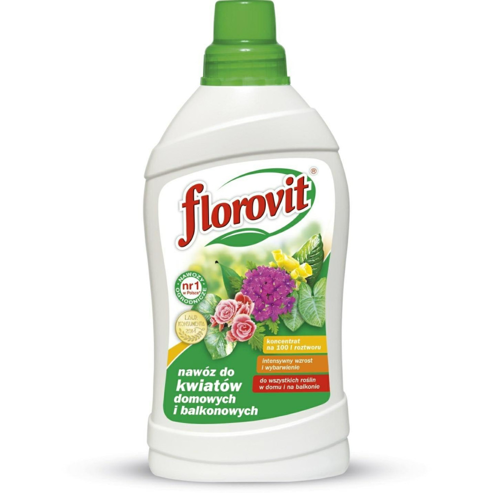 Nawóz Florovit w płynie kwiatów domowych i balkonowych 1l - 1