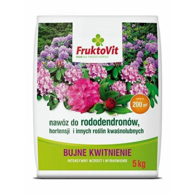 Nawóz Fruktovit do rododendronów,        hortensji i innych roślin kwaśnolubnych 5kg - 1