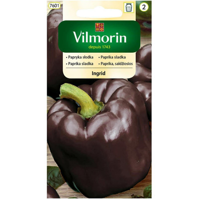 Papryka słodka Ingrid 0,5g / czekoladowa Vilmorin - 1