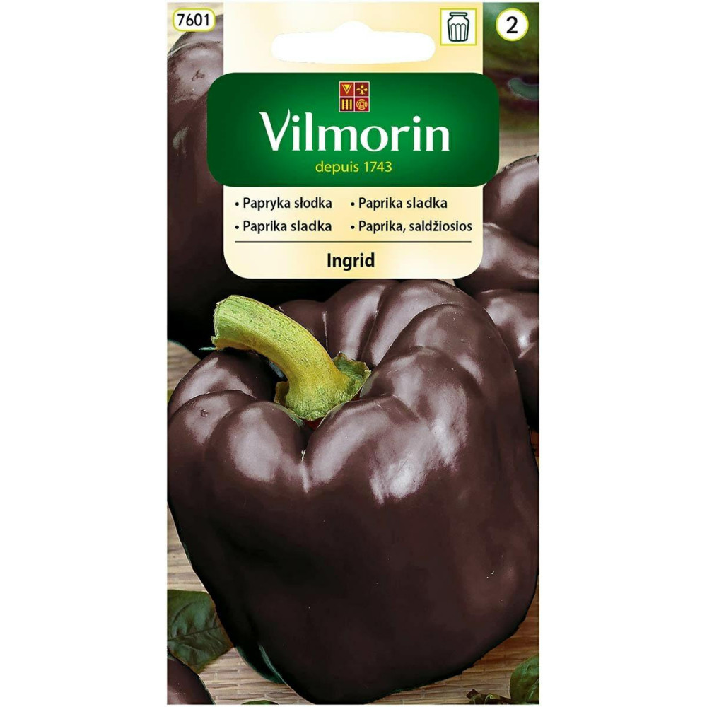 Papryka słodka Ingrid 0,5g / czekoladowa Vilmorin - 1