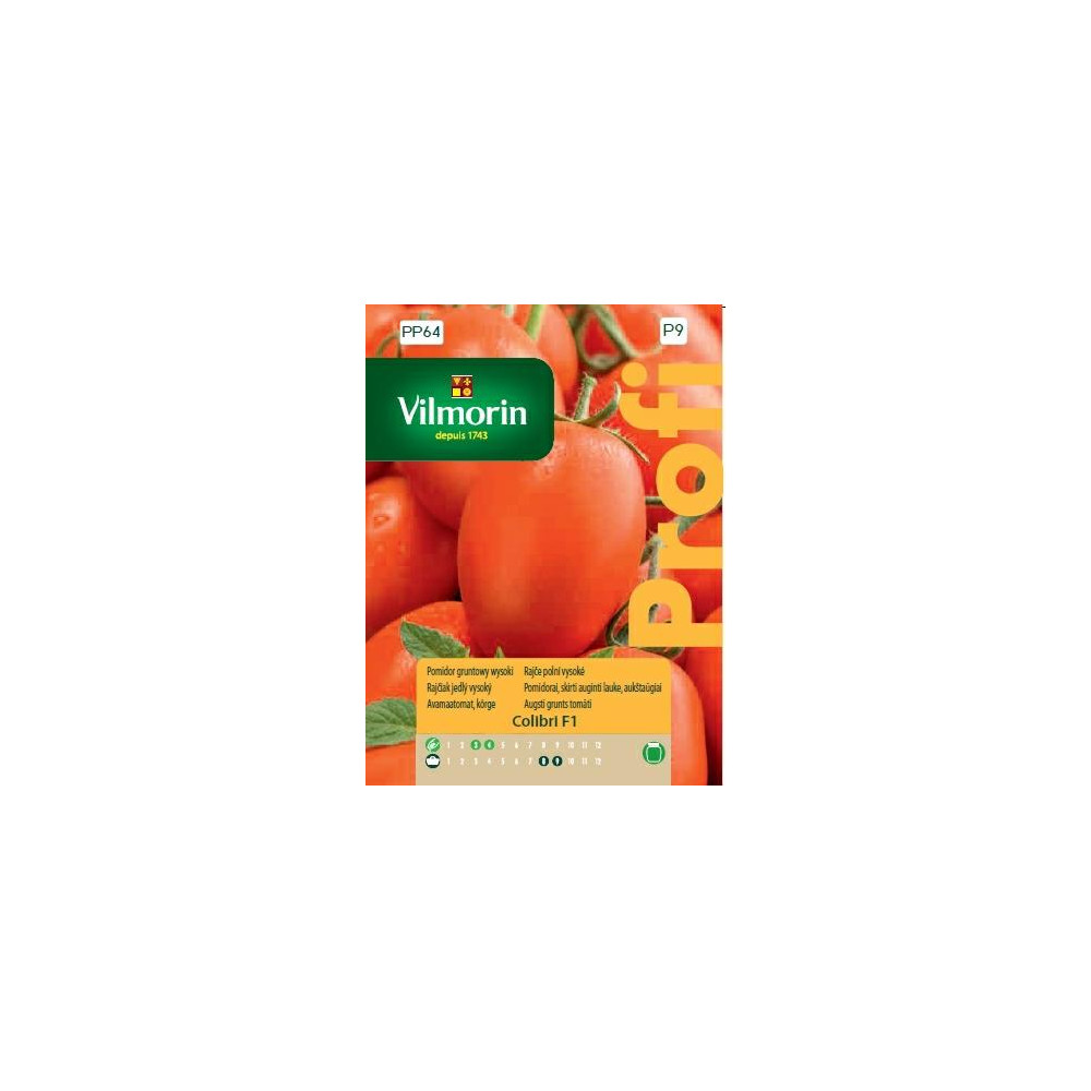 Pomidor gruntowy i pod osłony Colibri F1 8z / wysoki Vilmorin Premium - 1