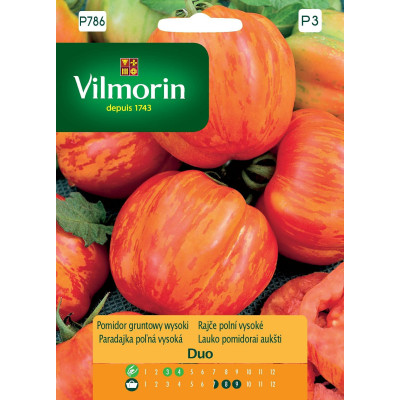 Pomidor gruntowy i pod osłony Duo 0,5g   / wysoki Vilmorin Premium - 1
