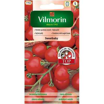 Pomidor gruntowy wysoki Sweetbaby 0,2g   / koktajlowy Vilmorin - 1