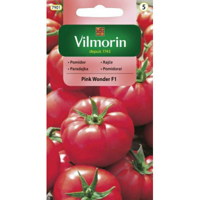 Pomidor szklarniowy wysoki Pink Wonder   F1 7z - malinowy Vilmorin - 1