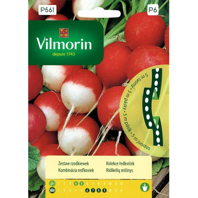 Zestaw rzodkiewek 3 odmiany na taśmie    Vilmorin - 1