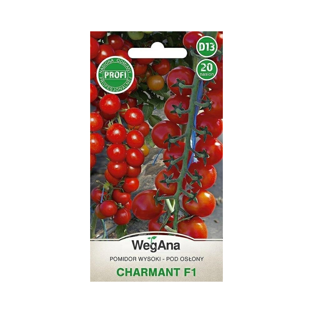 Pomidor - wysoki szklarniowy Charmant F1 20 nasion WegAna - 1