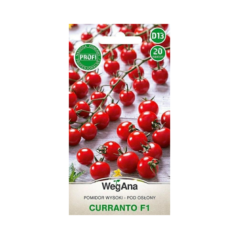 Pomidor - wysoki szklarniowy Curranto F1 20 nasion WegAna - 1