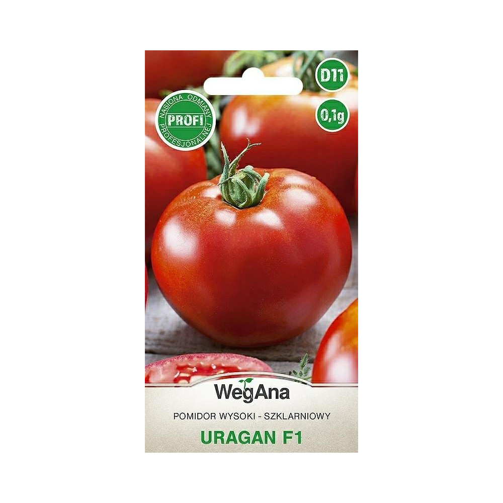 Pomidor - wysoki szklarniowy Uragan F1   0,1g WegAna - 1