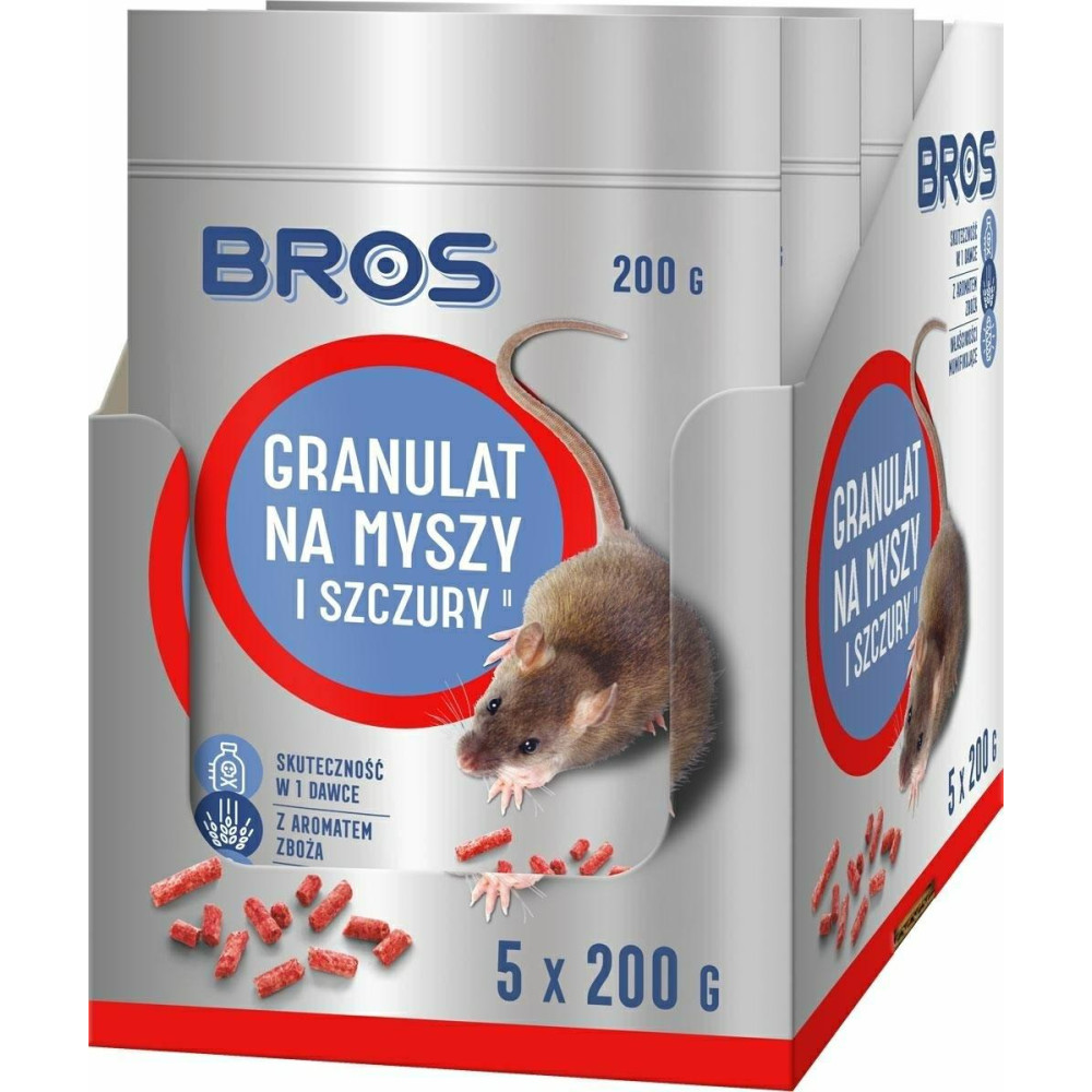 Bros Granulat na myszy i szczury 5       x 200g - 1