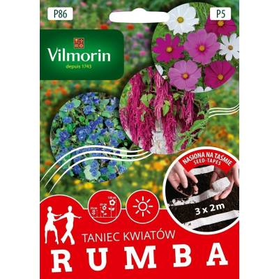 Kwiaty-na taśmie "Rumba" 3x2m Vilmorin   Premium - 1