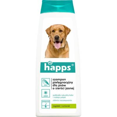 Szampon pielęgnacyjny dla psów o sierści jasnej  200ml - Happs - 1