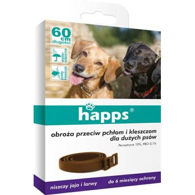 Obroża na kleszcze i pchły dla dużego    psa - Happs - 1