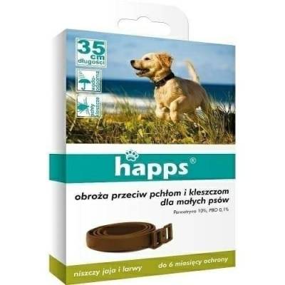 Obroża na kleszcze i pchły dla małego    psa - Happs - 1