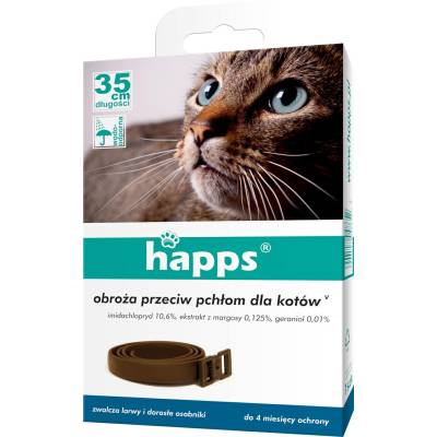 Obroża przeciw pchłom dla kotów - Happs - 1