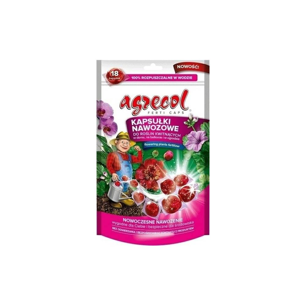 Kapsułki nawozowe Agrecol do roślin      kwitnących 14szt - 1