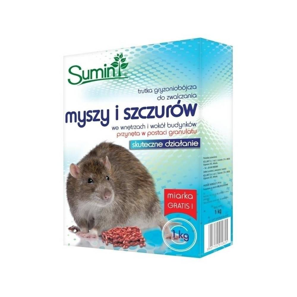 .Trutka granulowana na myszy i szczury   1kg Sumin - 1
