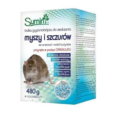 .Trutka granulowana na myszy i szczury    480g (4x120g) Sumin - 1