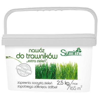 Nawóz Sumin do trawników „EXTRA ZIELEŃ”  2,5kg - 1