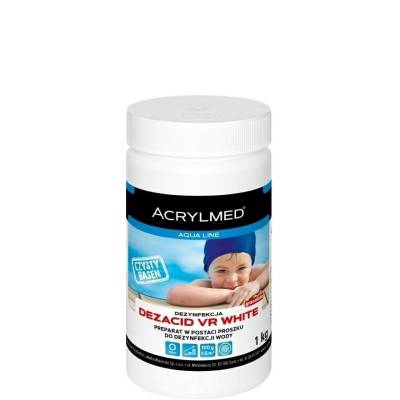 Dezacid VR OXY white granulat 1kg        aktywny tlen dezynfekcja wody Acrylmed - 1