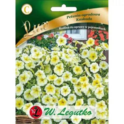 Petunia ogrodowa - Kaskada 0,02g - żółta LUX - 1