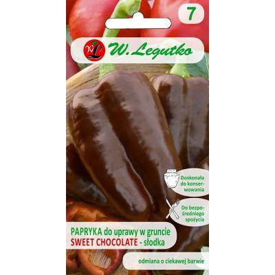 Papryka słodka - Sweet Chocolate 0,5g    Legutko - 1