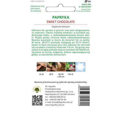 Papryka słodka - Sweet Chocolate 0,5g    Legutko - 2