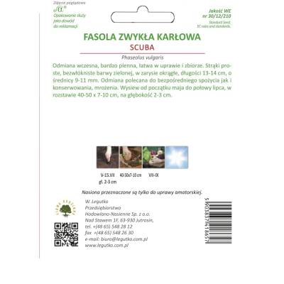 Fasola - szparagowa - Scuba 40g Legutko - 2