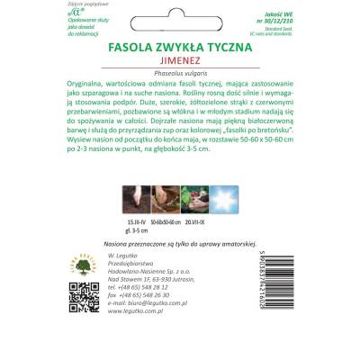 Fasola szparagowa - Jimenez 20g Legutko - 2