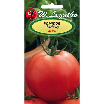 Pomidor gruntowy karłowy wiotkołodygowy  - Alka 0,5g Legutko - 1