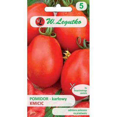 Pomidor gruntowy karłowy wiotkołodygowy  - Kmicic 1g Legutko - 1