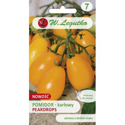 Pomidor gruntowy wiotkołodygowy -        Peardrops 0,3g Legutko - 1