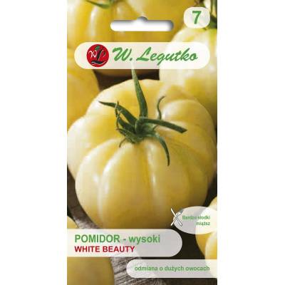 Pomidor gruntowy wysoki - White Beauty   0,2g Legutko - 1