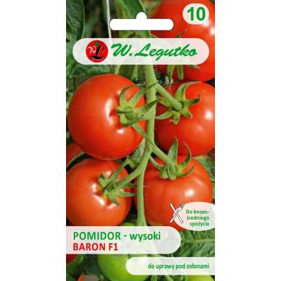 Pomidor pod osłony - Baron F1 0,1g       Legutko - 1