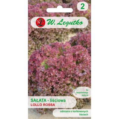 Sałata liściowa - Lollo Rosa 1g Legutko - 1