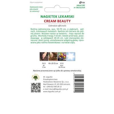 Nagietek lekarski - Cream Beauty,        Kremowa Piękność 2g Legutko - 1