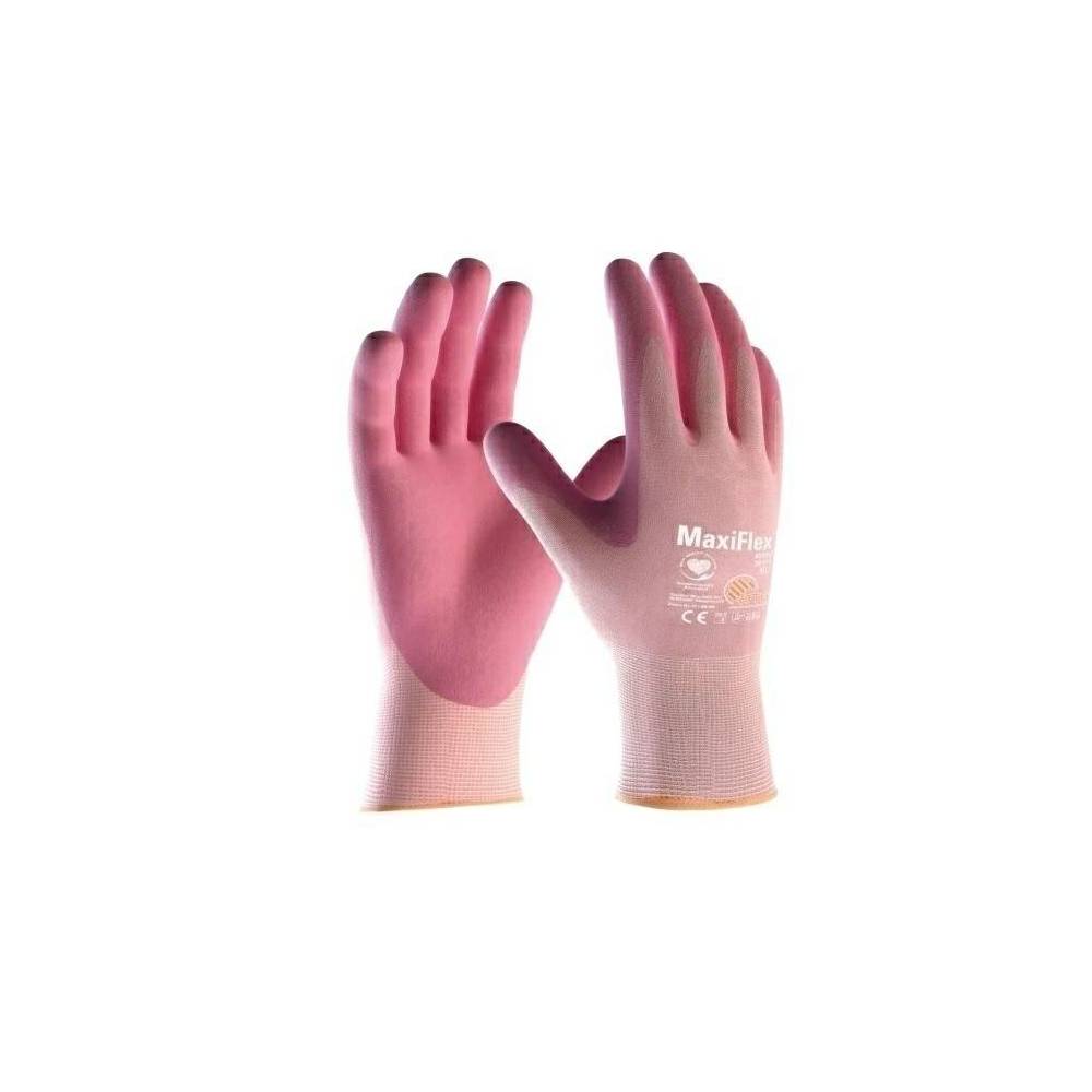 Rękawice MaxiFlex Active 7 Różowe ATG - 1
