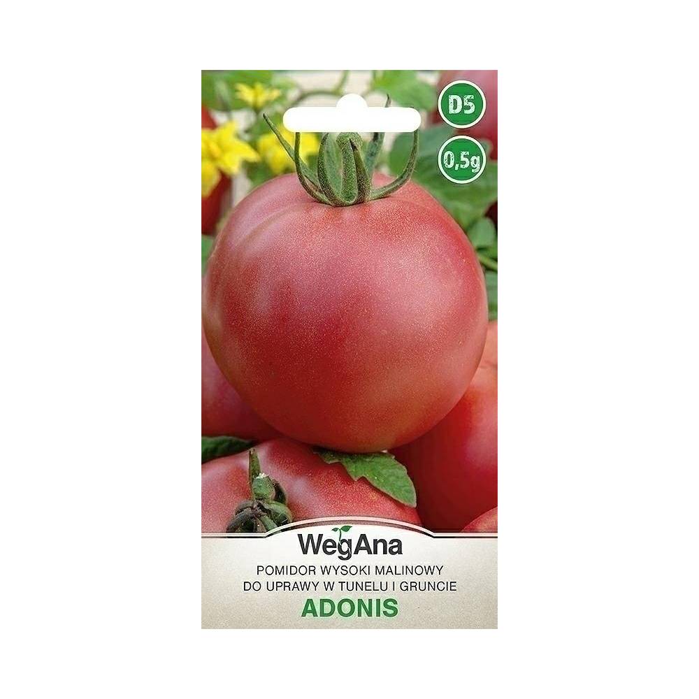 Pomidor - wysoki malinowy, do tunelu     i gruntu Adonis0,5g - 1