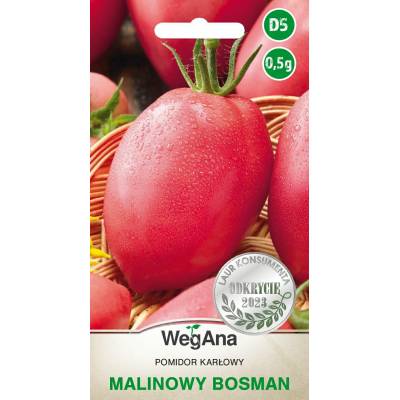 Pomidor - karłowy Malinowy Bosman 0,5g   - WegAna - 1