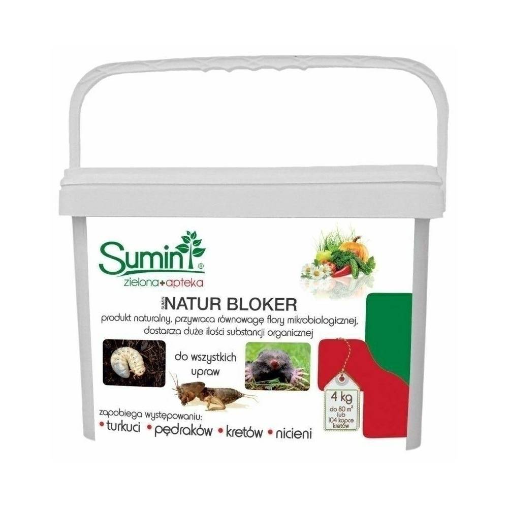 *Natur Bloker - pędraki, krety 4kg Sumin - 1