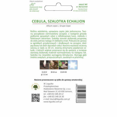 Cebula szalotka - Zebrune 3g Legutko - 2